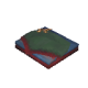 蓝色披肩连衣裙